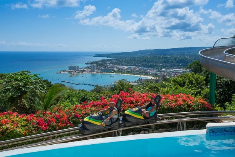 Bobsledding Mystic Mountain