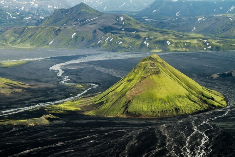 Maelifell Volcano & Myrdalsjökull Glacier Park