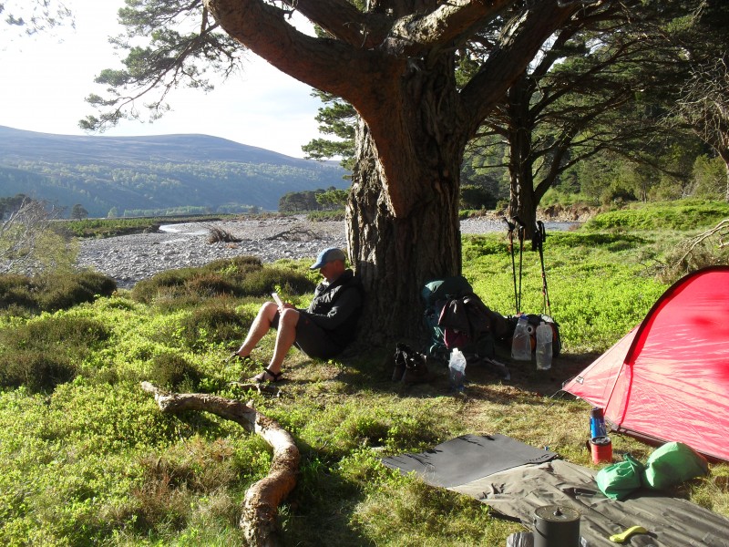 Wild camping, Glenfeshie